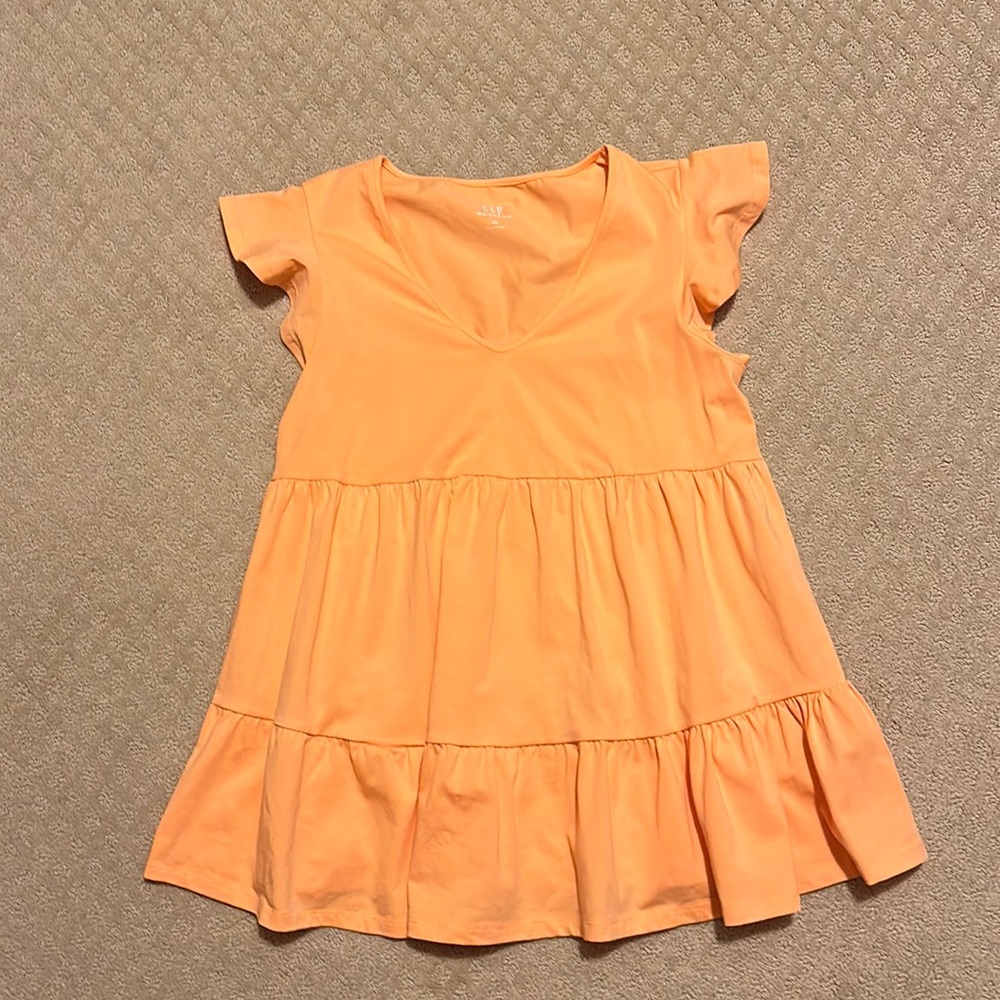 Coral Gap maternity ruffle top/tunic.